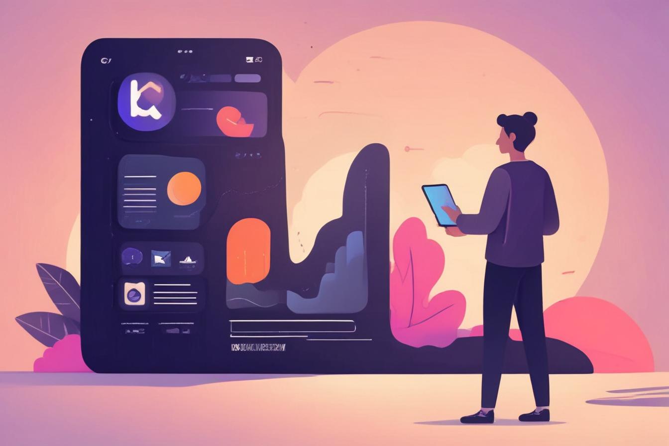 a professional designer creating a dark mode design for a mobile app