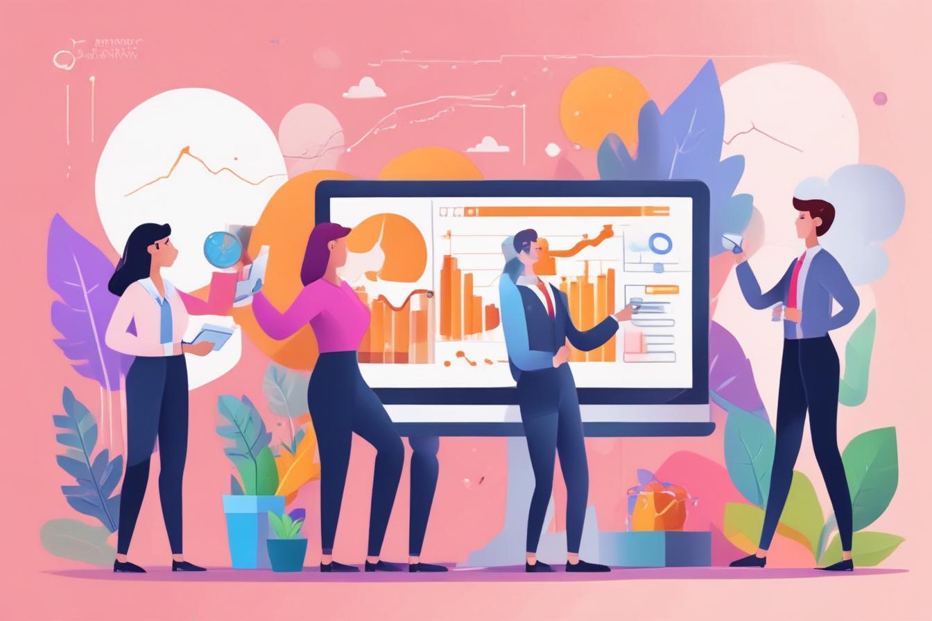 business team celebrating increased web traffic and conversions from SEO pop-ups