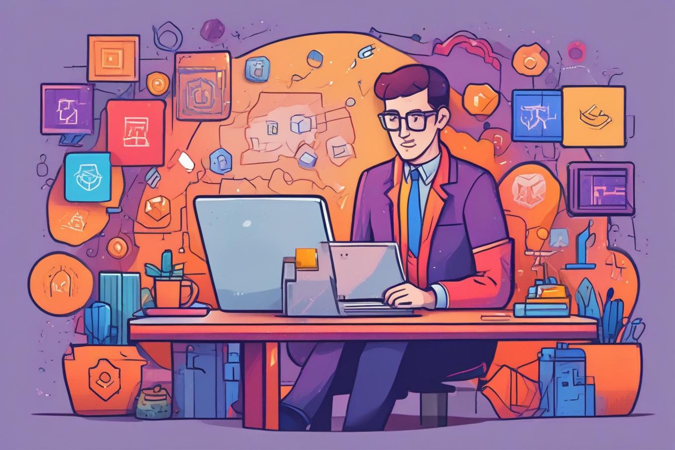 content writer creating engaging and authoritative blockchain content