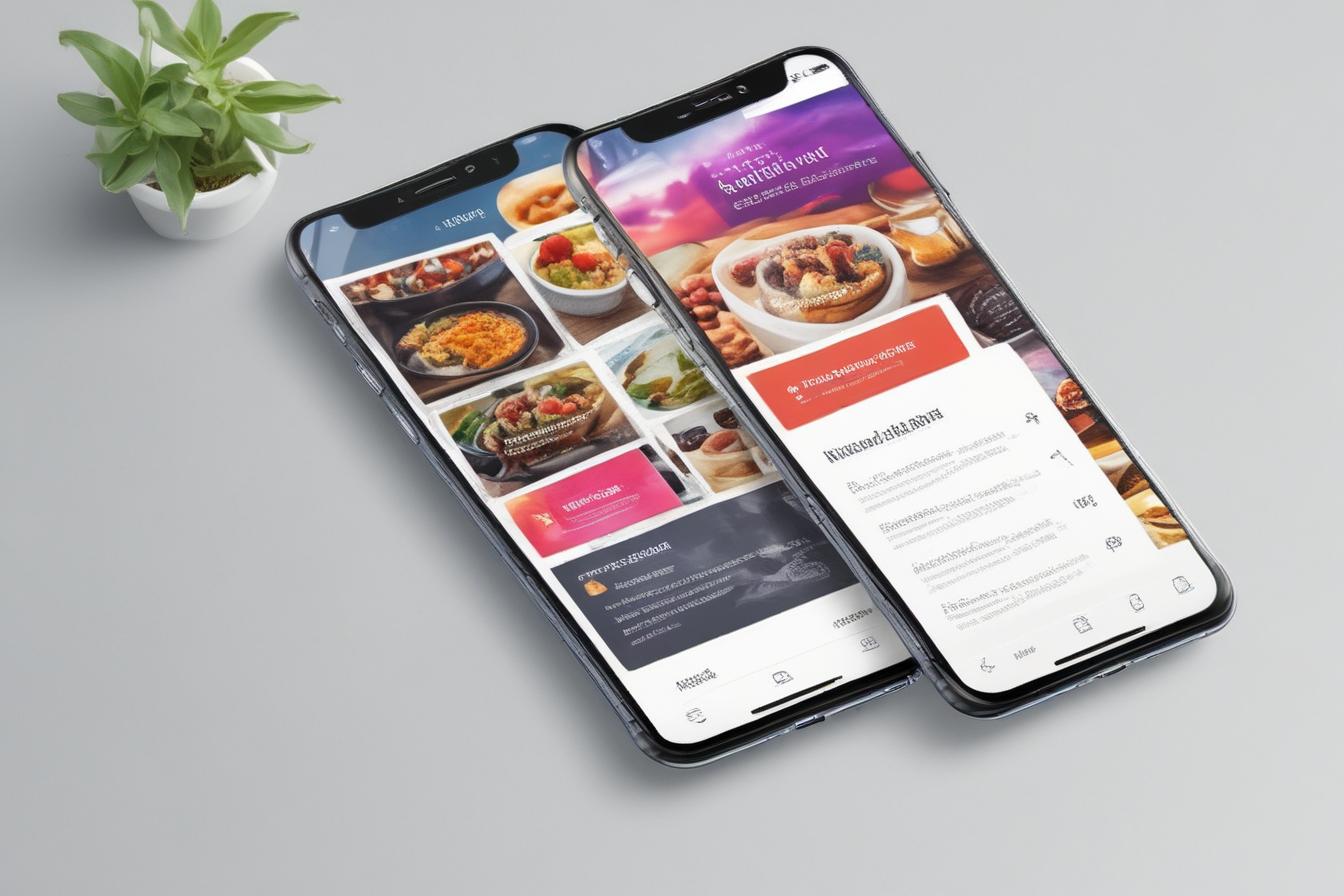 exemple de menu responsive et adapté pour mobile