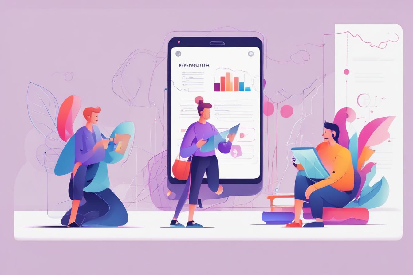 professionals analyzing mobile user data for A/B testing