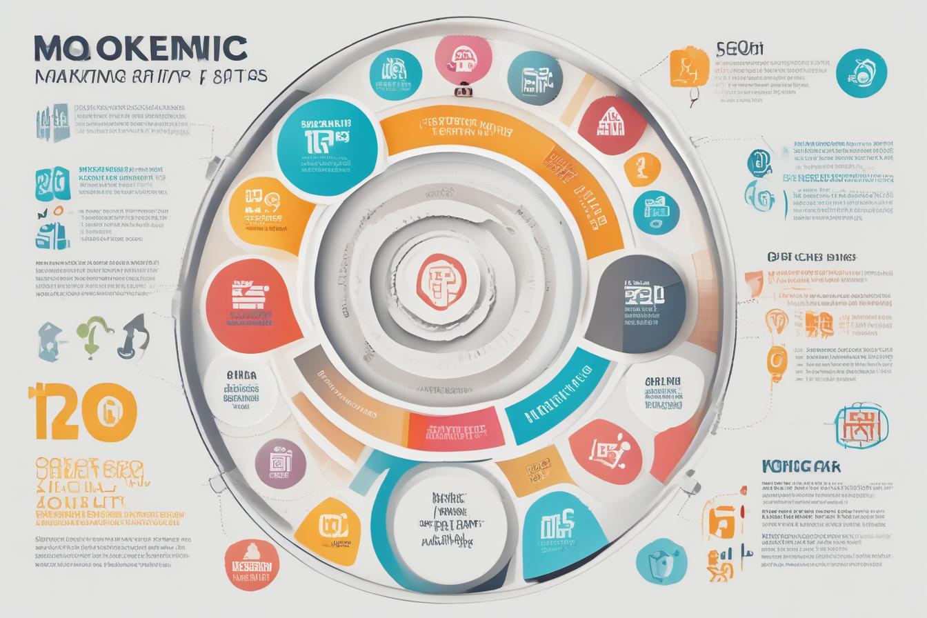 infographic showing key content marketing stats and trends